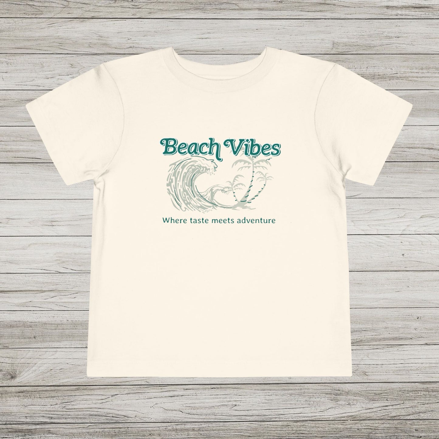 Beach Vibes Toddler Short Sleeve Tee