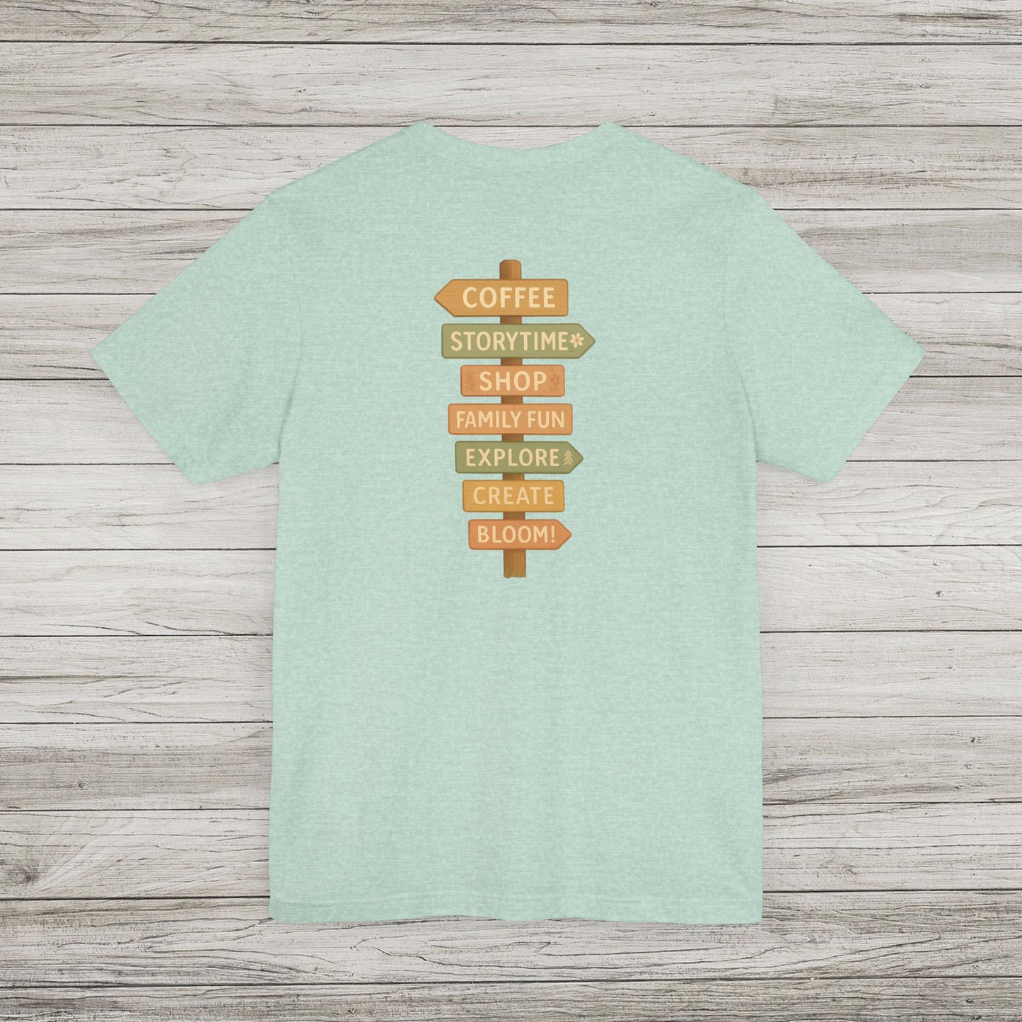The Wild Daisy Sign Post Women's Bella Canvas Short Sleeve Tee