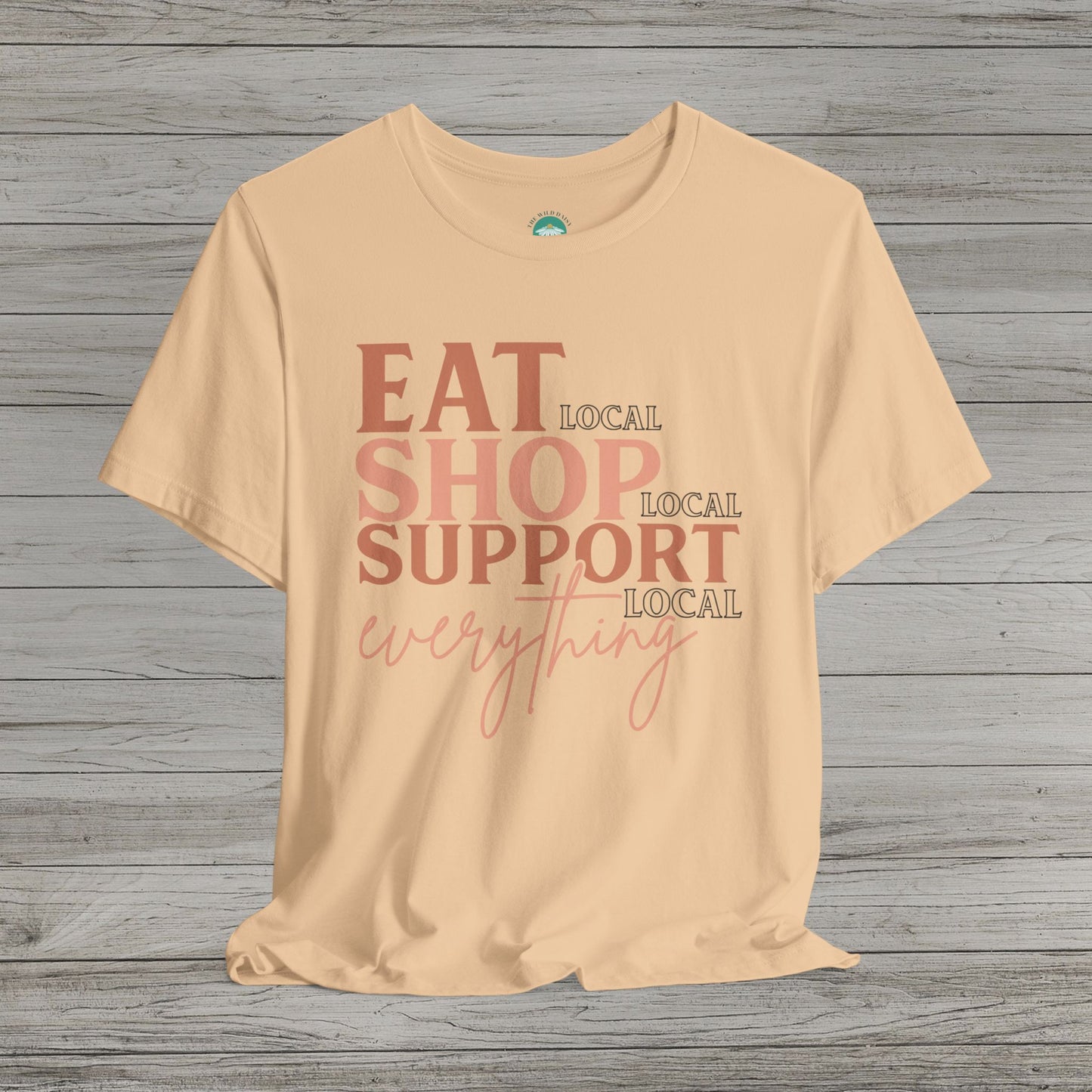 Support Local Jersey Short Sleeve Tee