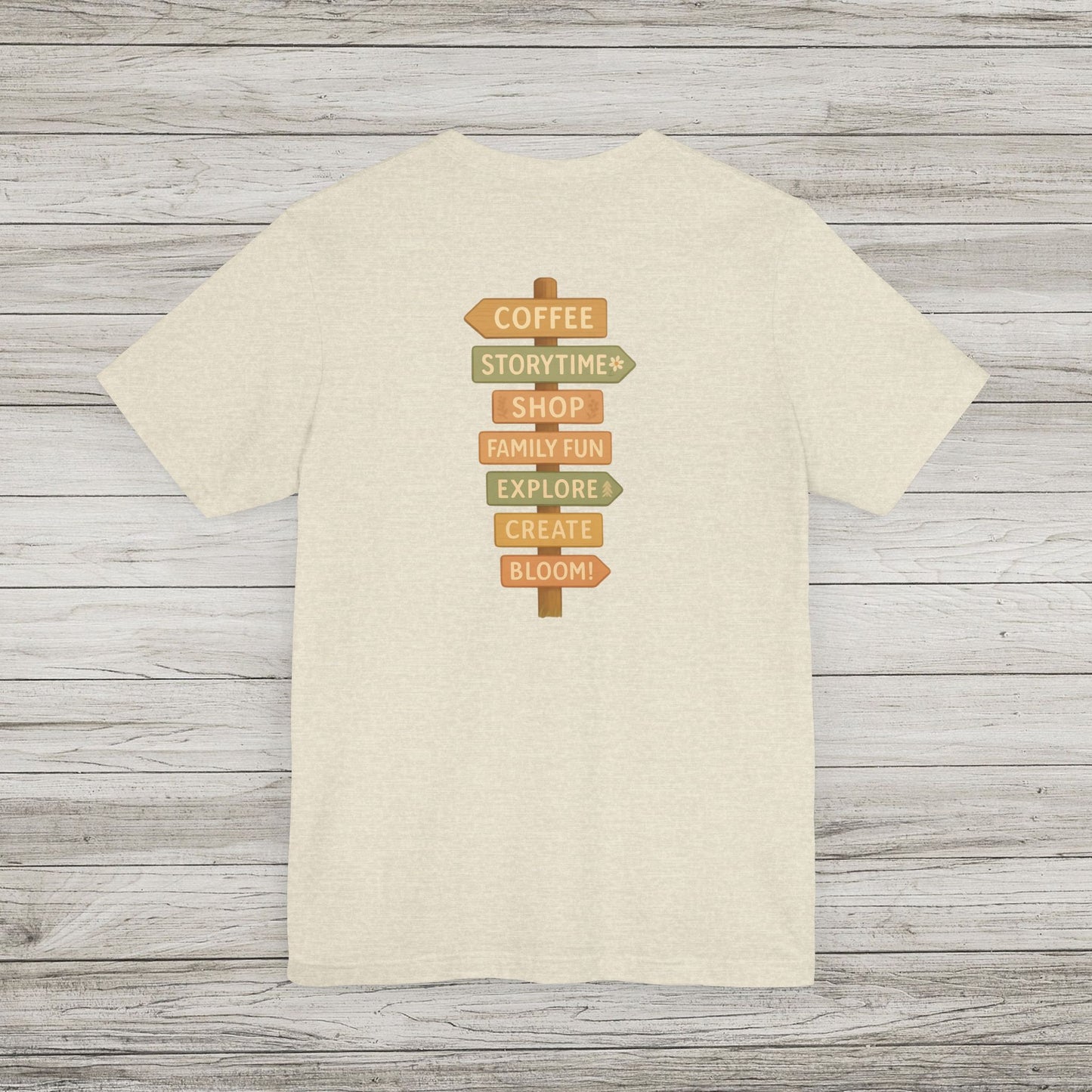 The Wild Daisy Sign Post Women's Bella Canvas Short Sleeve Tee