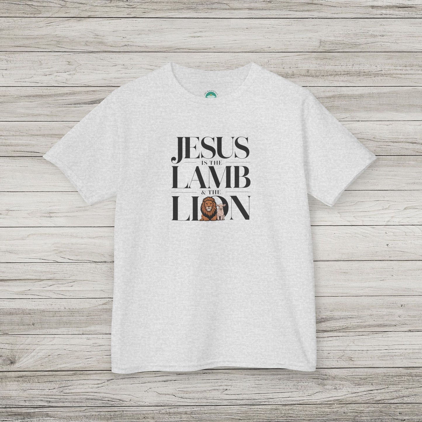 Jesus is the Lamb and the Lion Kids Heavy Cotton™ Tee