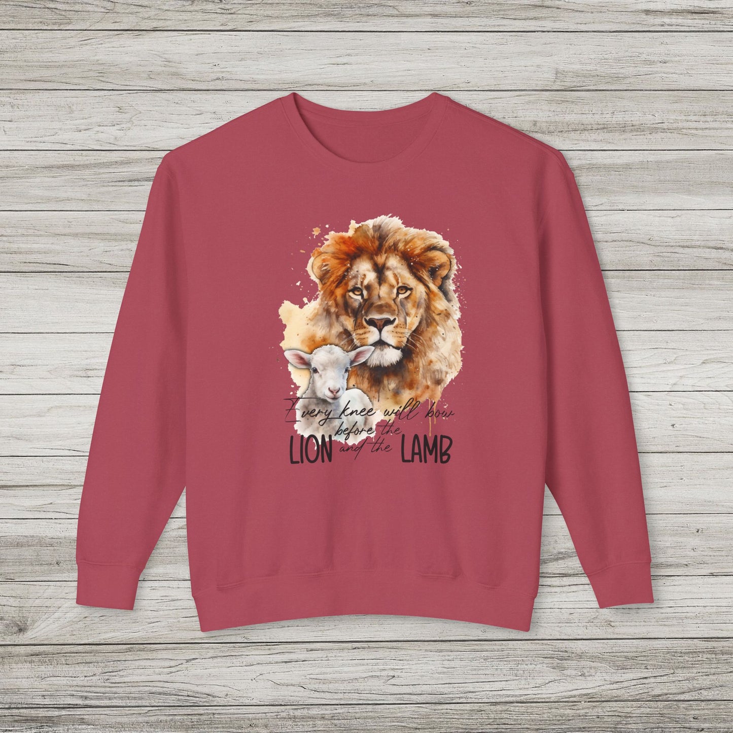Lion and Lamb Lightweight Crewneck Sweatshirt