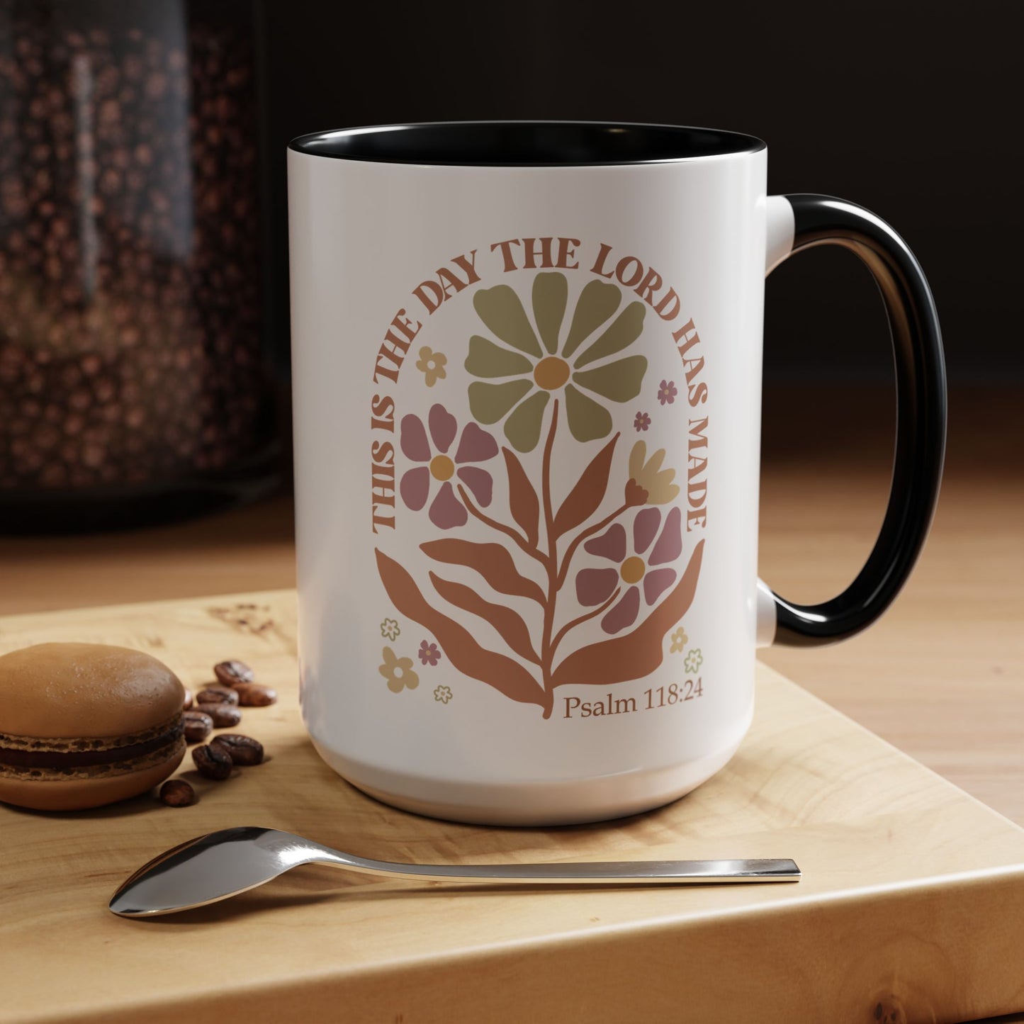This is the Day the Lord Has Made Accent Coffee Mug (11, 15oz)
