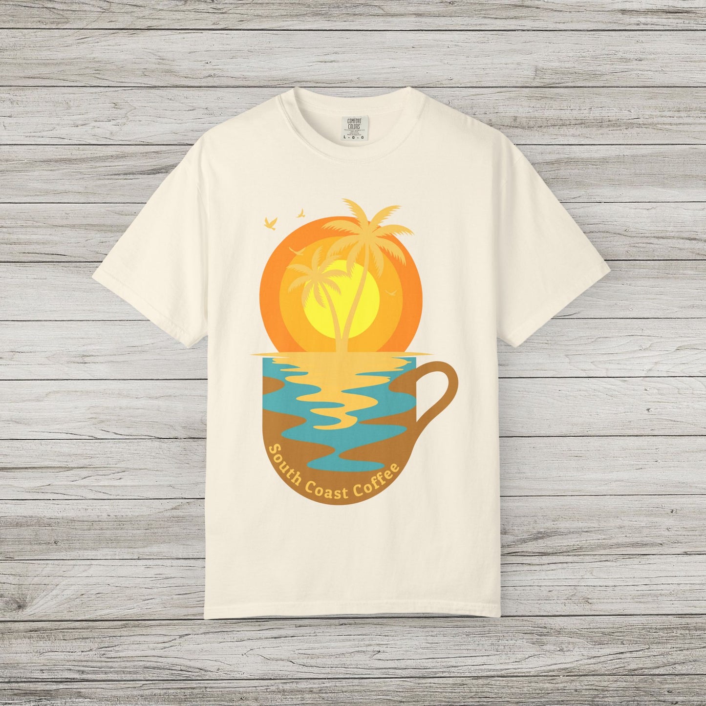South Coast Coffee Comfort Colors Tee