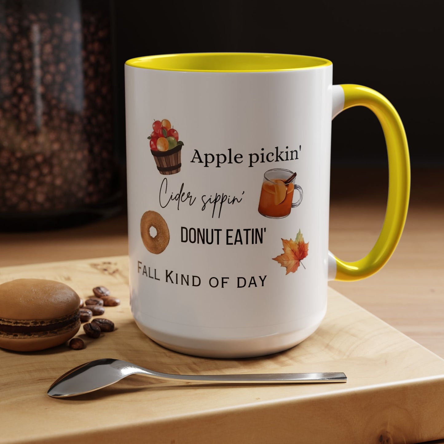 Fall Kind of Day - Accent Coffee Mug (11, 15oz)
