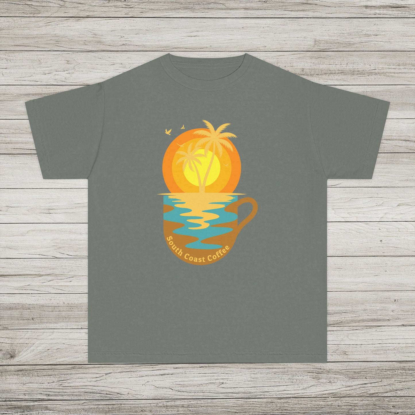 South Coast Coffee Youth Comfort Colors Tee