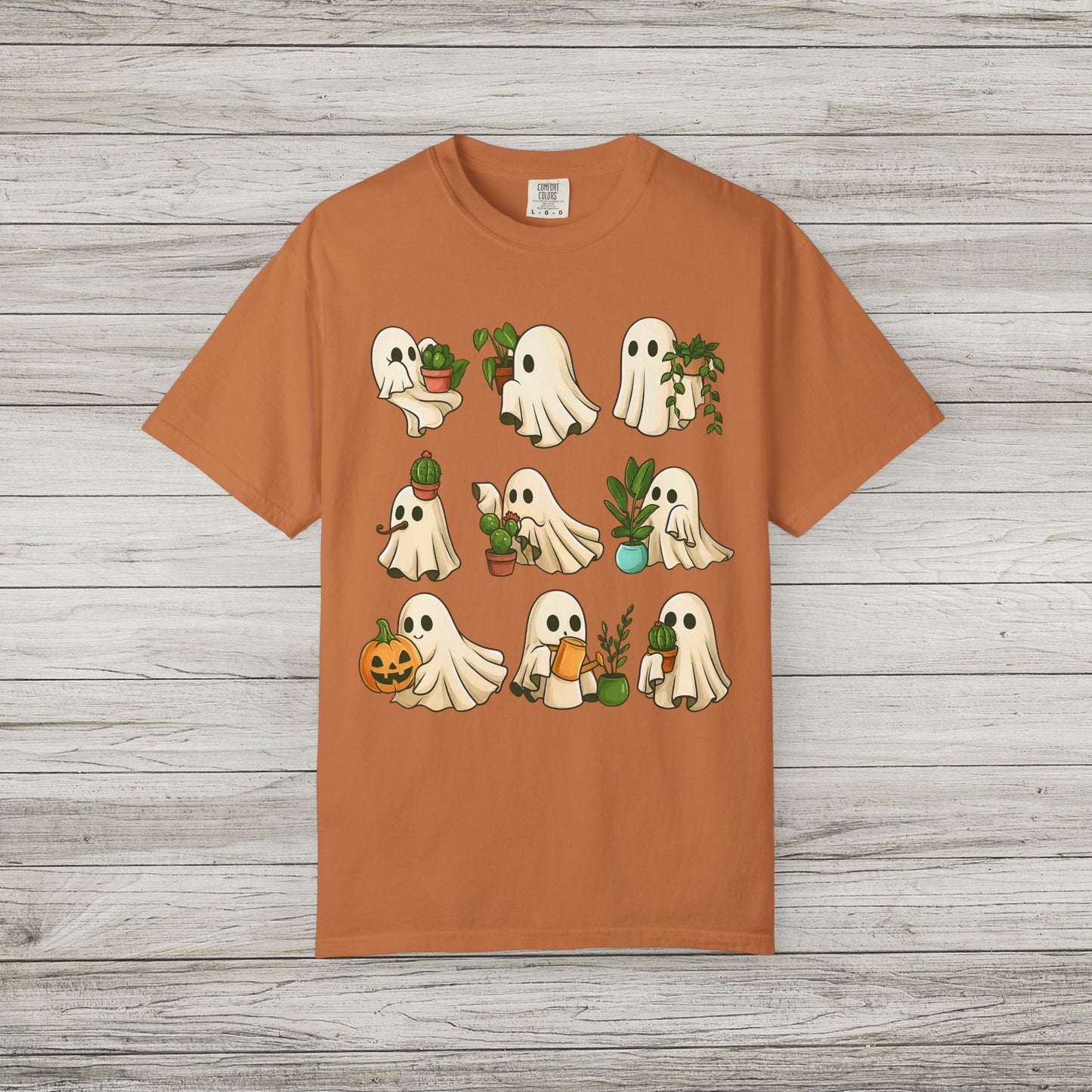 Ghostly Garden Comfort Colors Tee