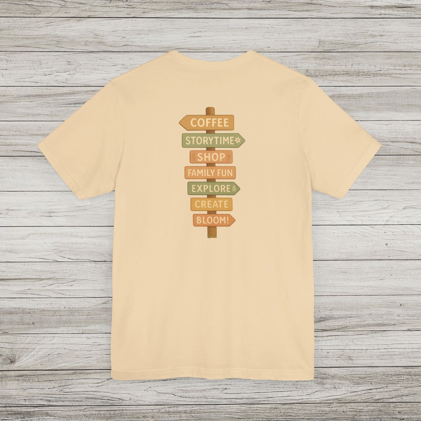 The Wild Daisy Sign Post Women's Bella Canvas Short Sleeve Tee