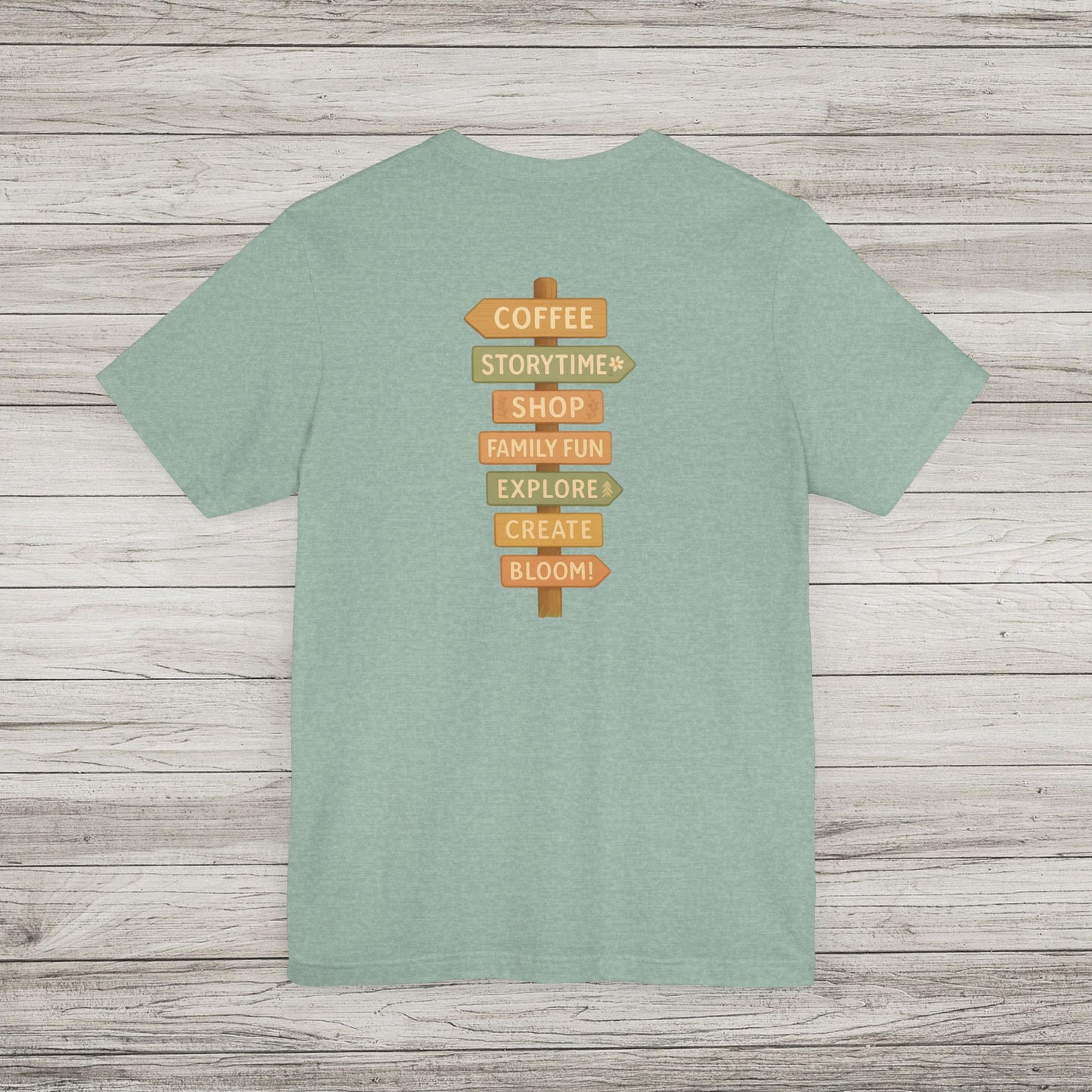 The Wild Daisy Sign Post Women's Bella Canvas Short Sleeve Tee