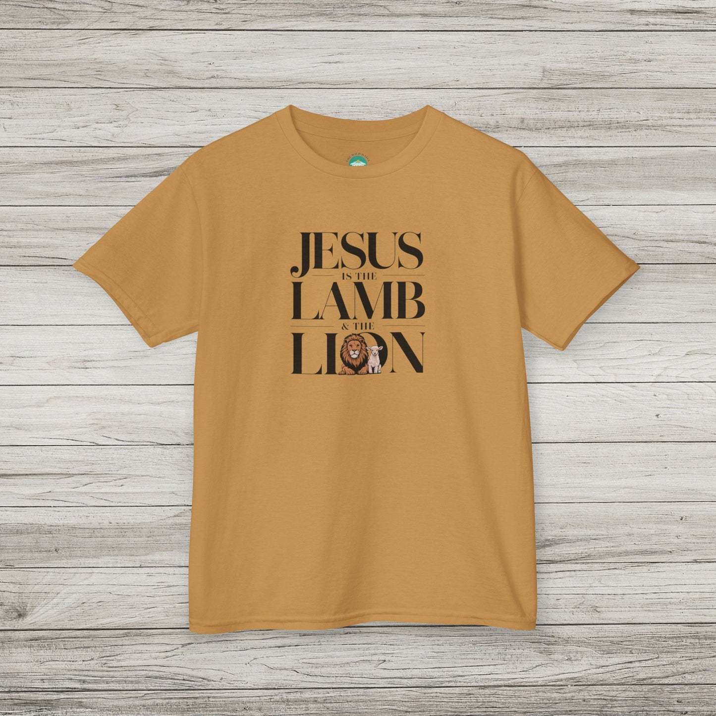 Jesus is the Lamb and the Lion Kids Heavy Cotton™ Tee