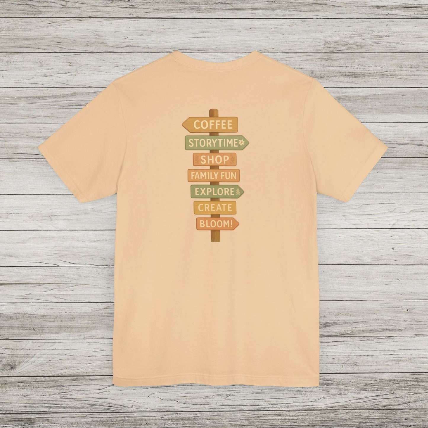 The Wild Daisy Sign Post Women's Bella Canvas Short Sleeve Tee