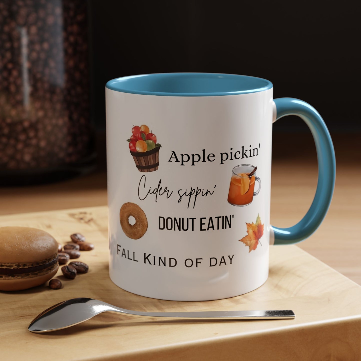 Fall Kind of Day - Accent Coffee Mug (11, 15oz)