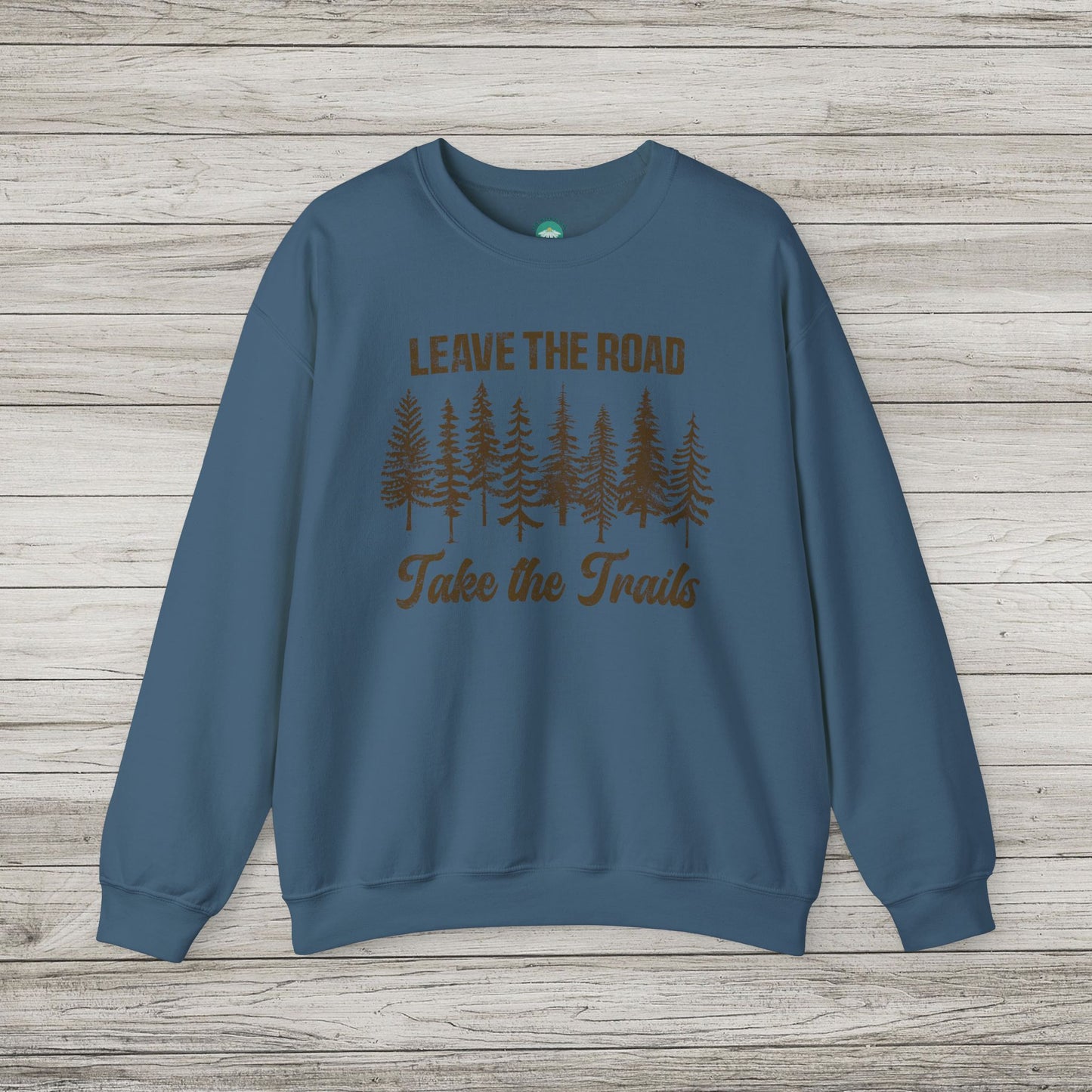 Leave the Road Take the Trails Heavy Blend™ Crewneck Sweatshirt