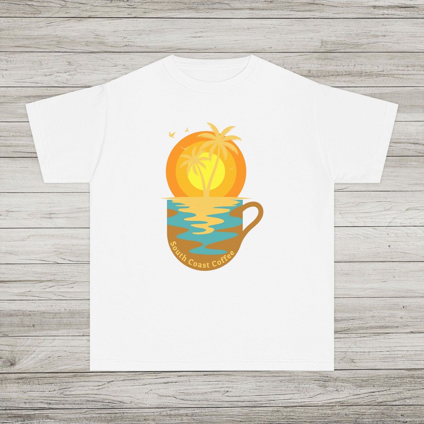 South Coast Coffee Youth Comfort Colors Tee