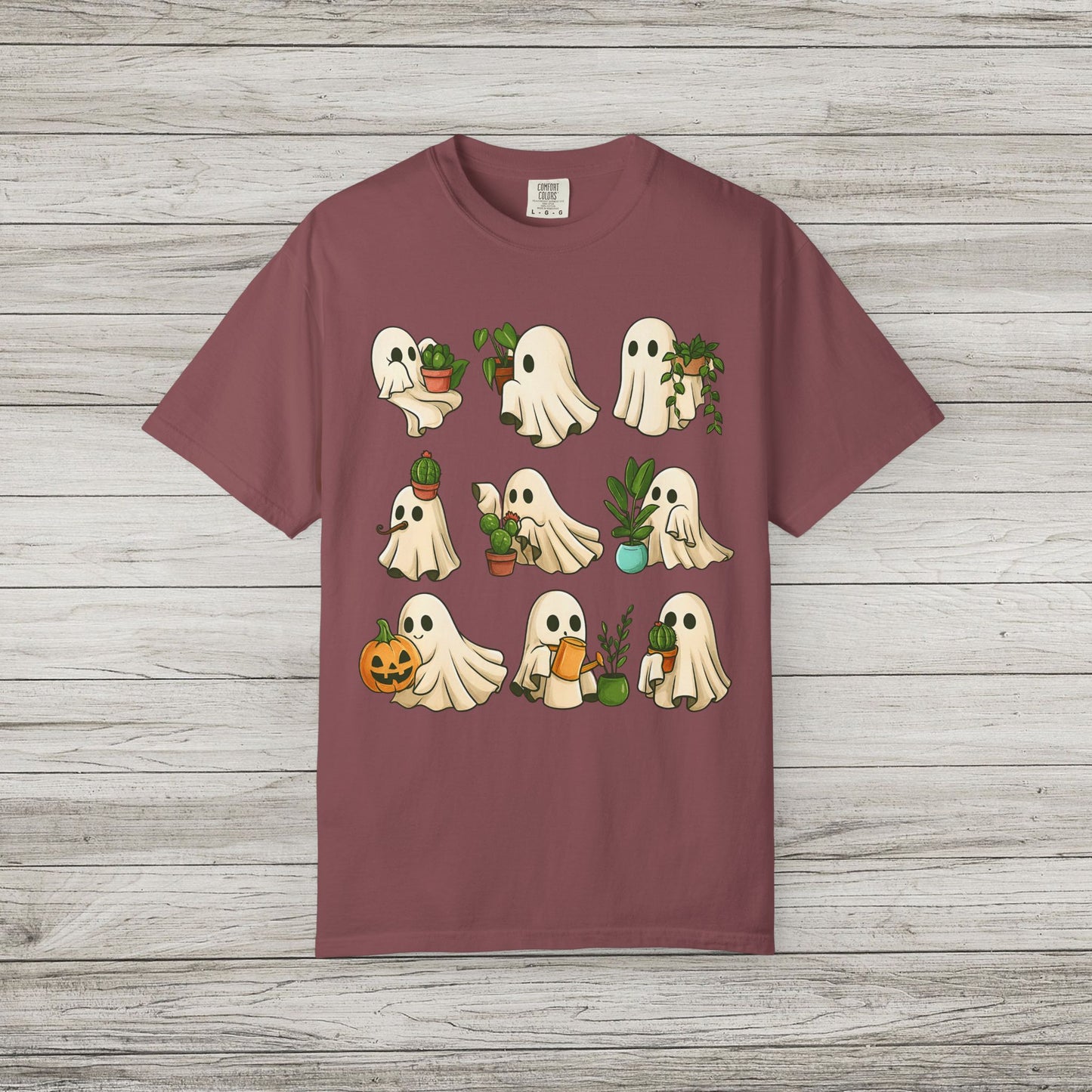 Ghostly Garden Comfort Colors Tee
