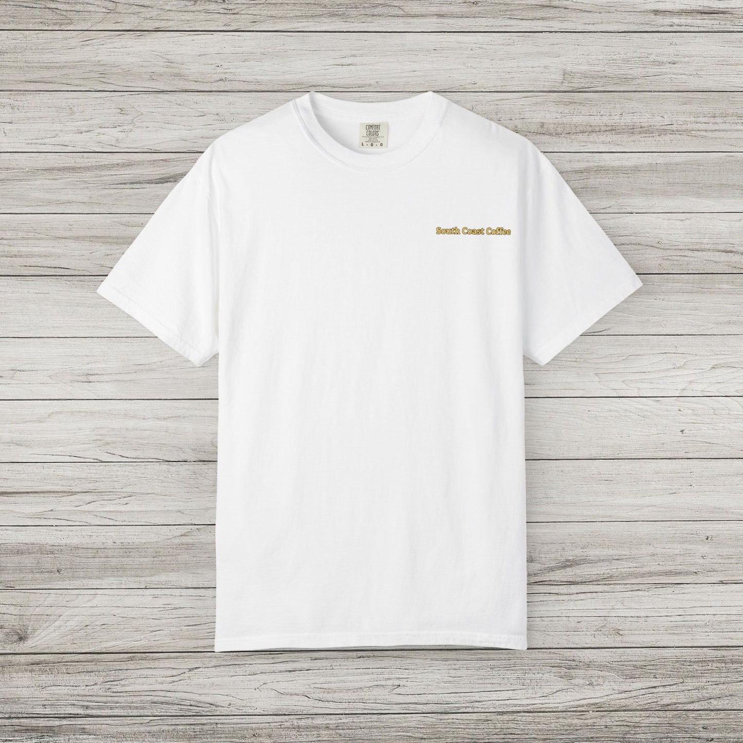 South Coast Coffee Comfort Colors Tee