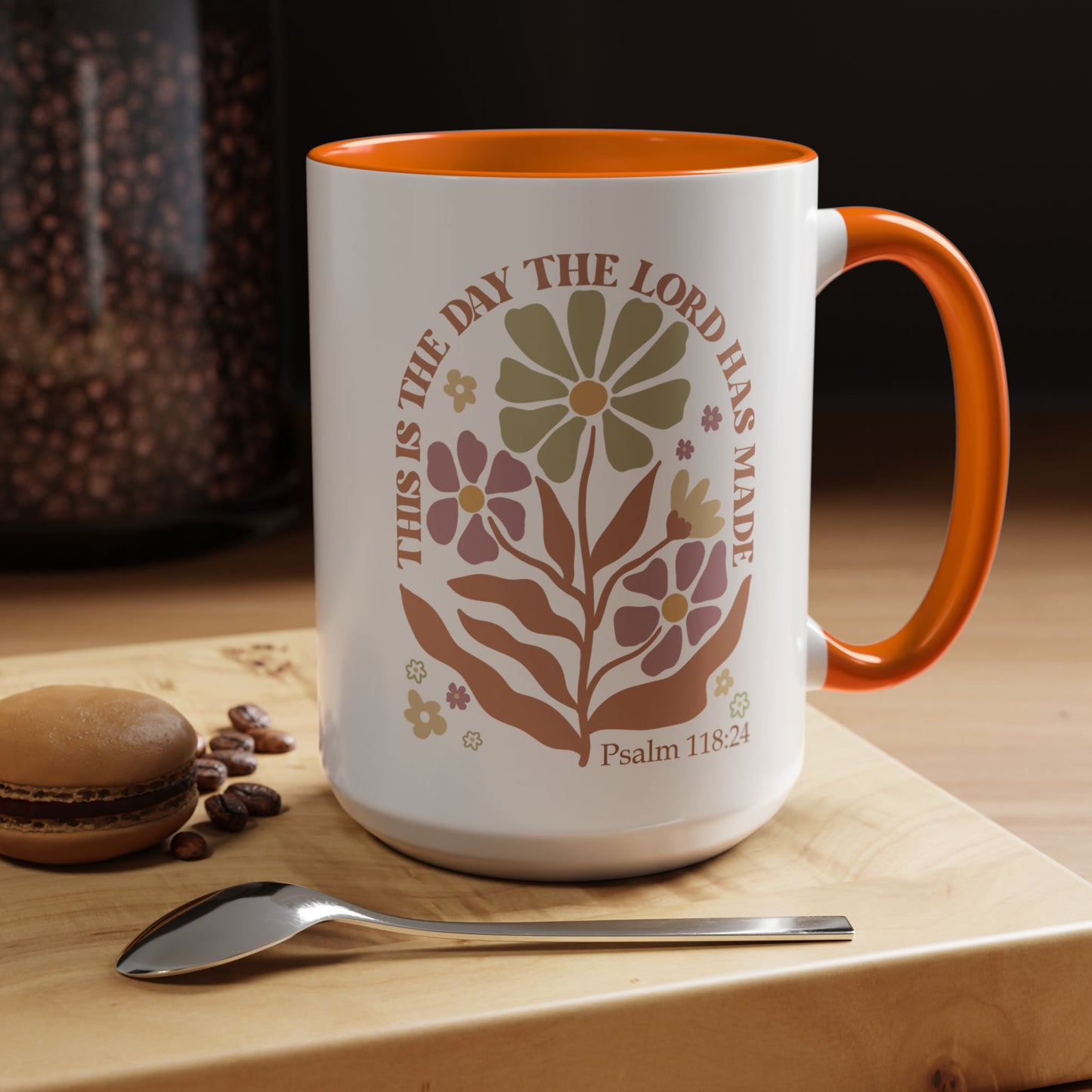 This is the Day the Lord Has Made Accent Coffee Mug (11, 15oz)