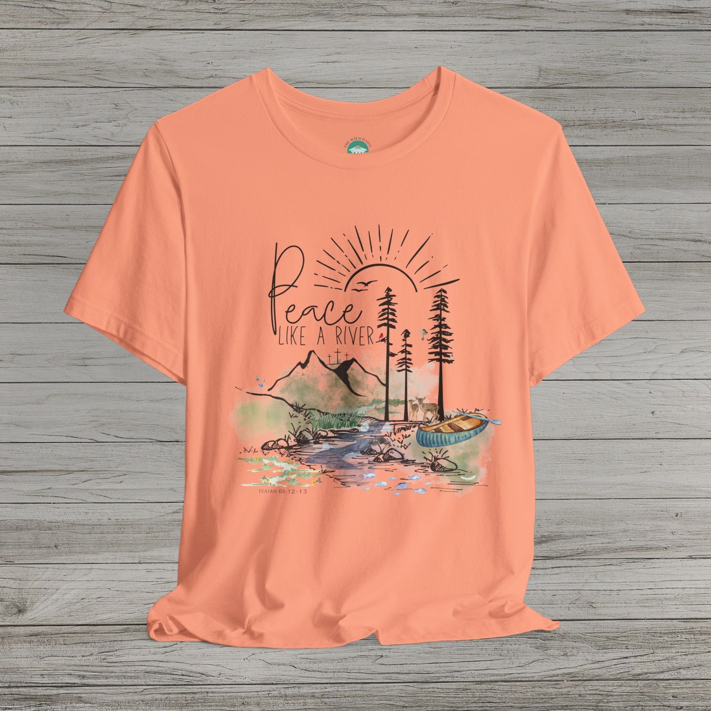Peace Like a River Jersey Short Sleeve Tee