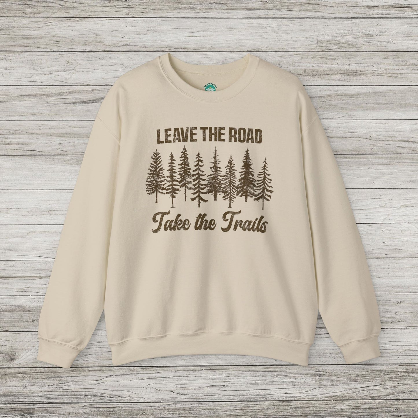 Leave the Road Take the Trails Heavy Blend™ Crewneck Sweatshirt