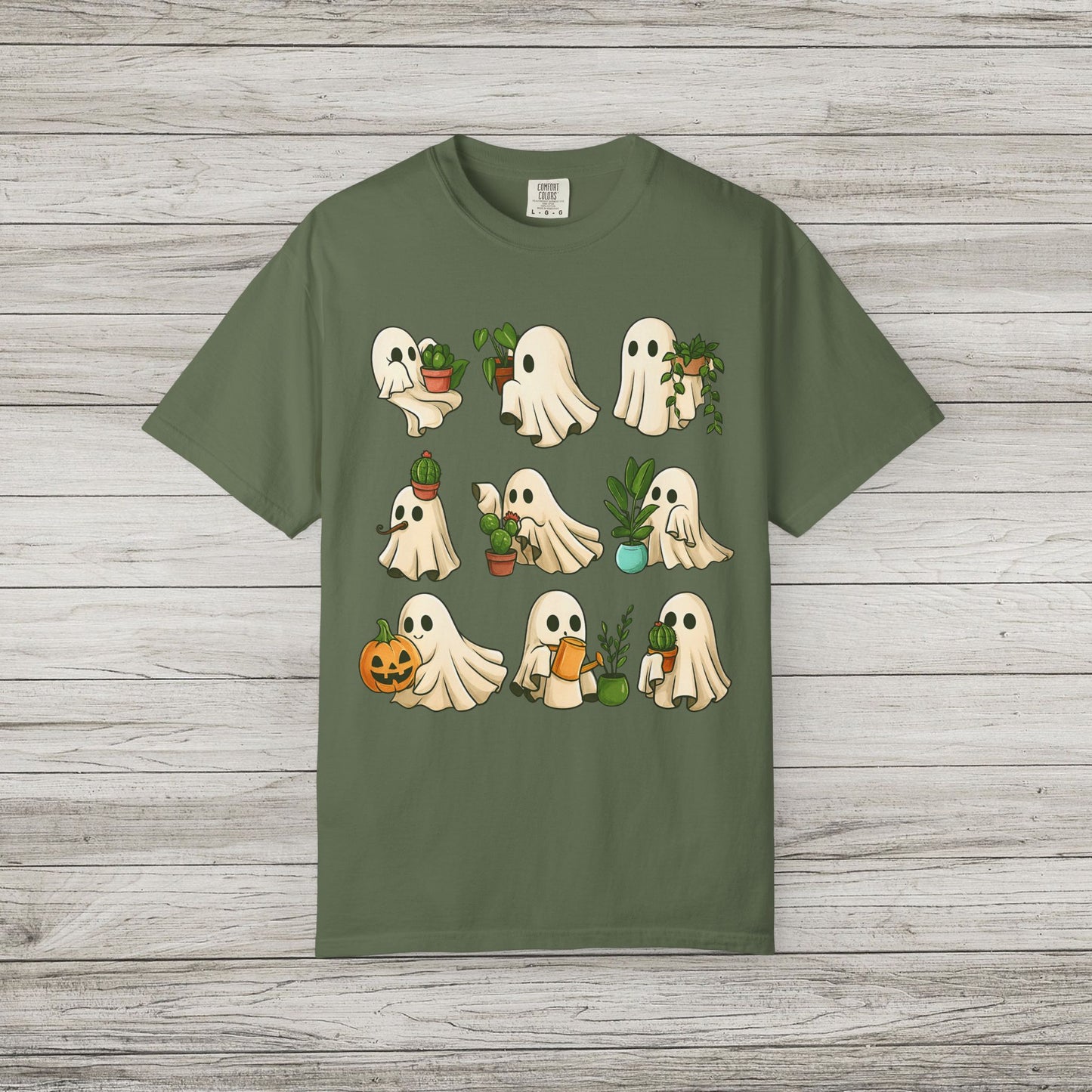 Ghostly Garden Comfort Colors Tee