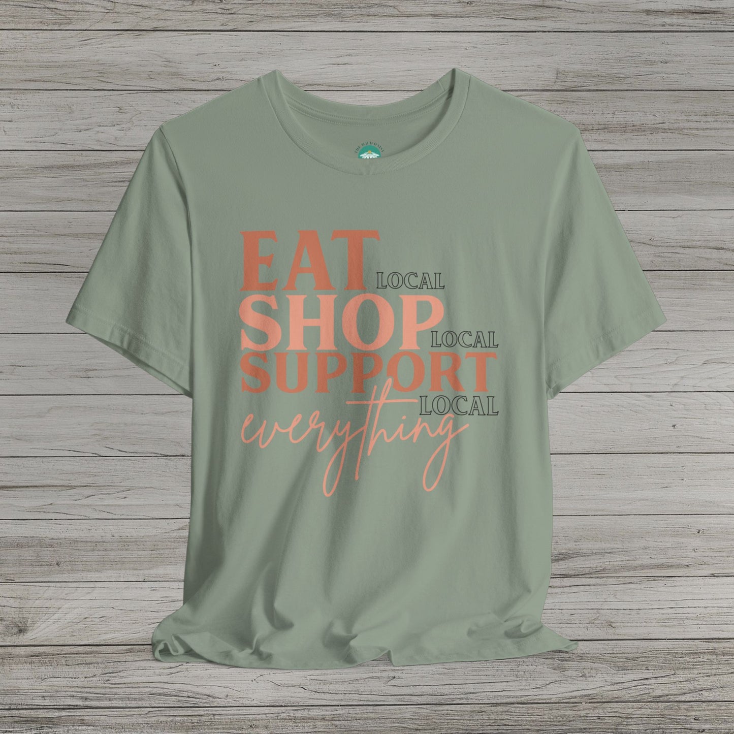Support Local Jersey Short Sleeve Tee