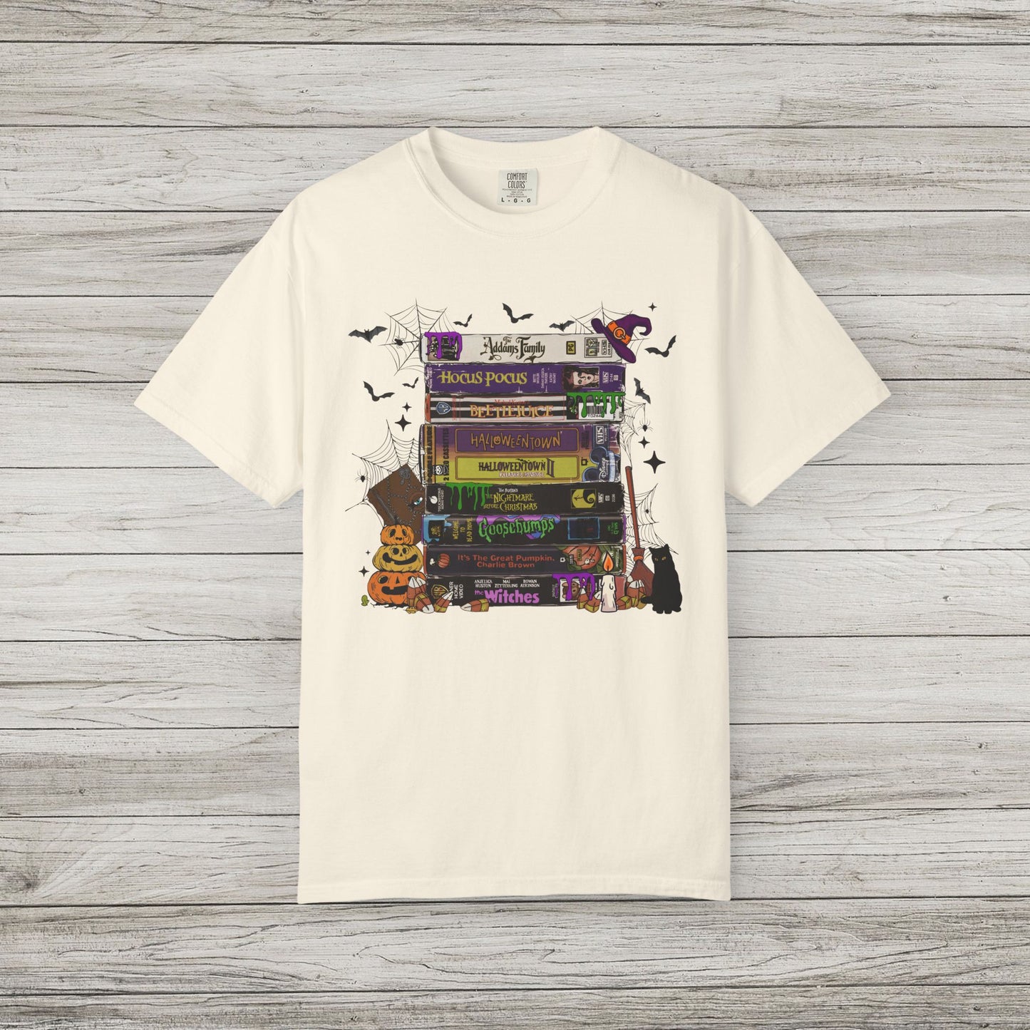 Halloween Movies Comfort Colors Tee