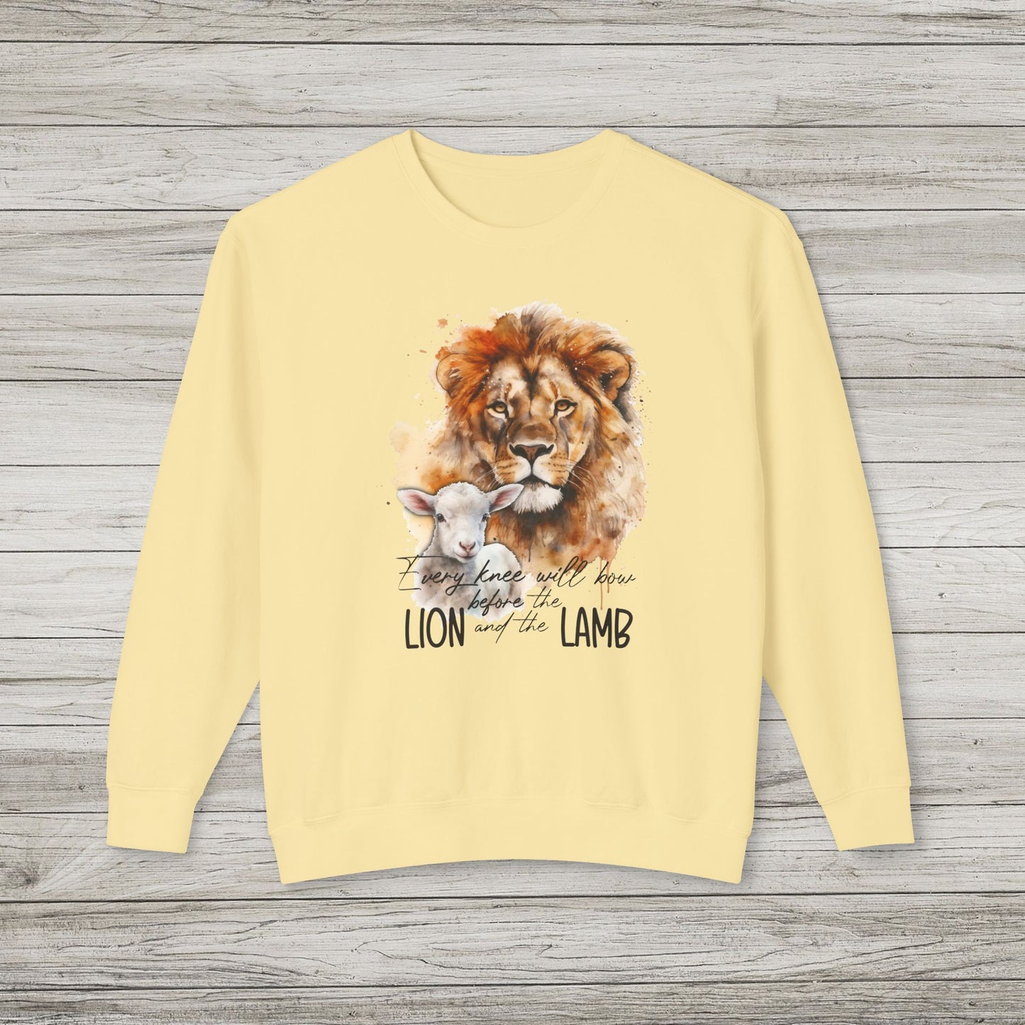 Lion and Lamb Lightweight Crewneck Sweatshirt