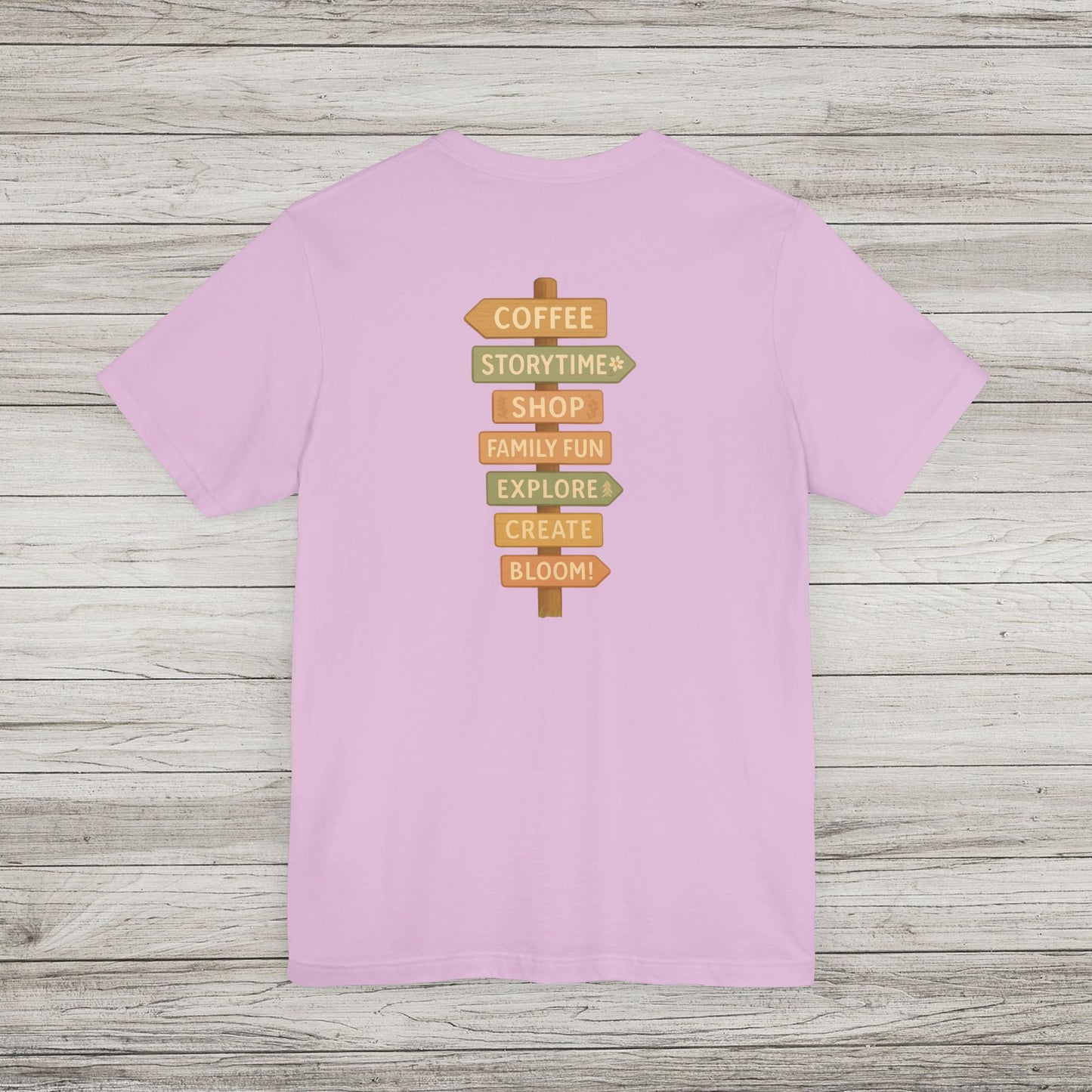 The Wild Daisy Sign Post Women's Bella Canvas Short Sleeve Tee
