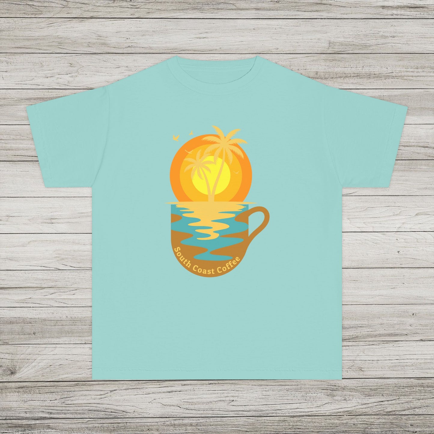 South Coast Coffee Youth Comfort Colors Tee