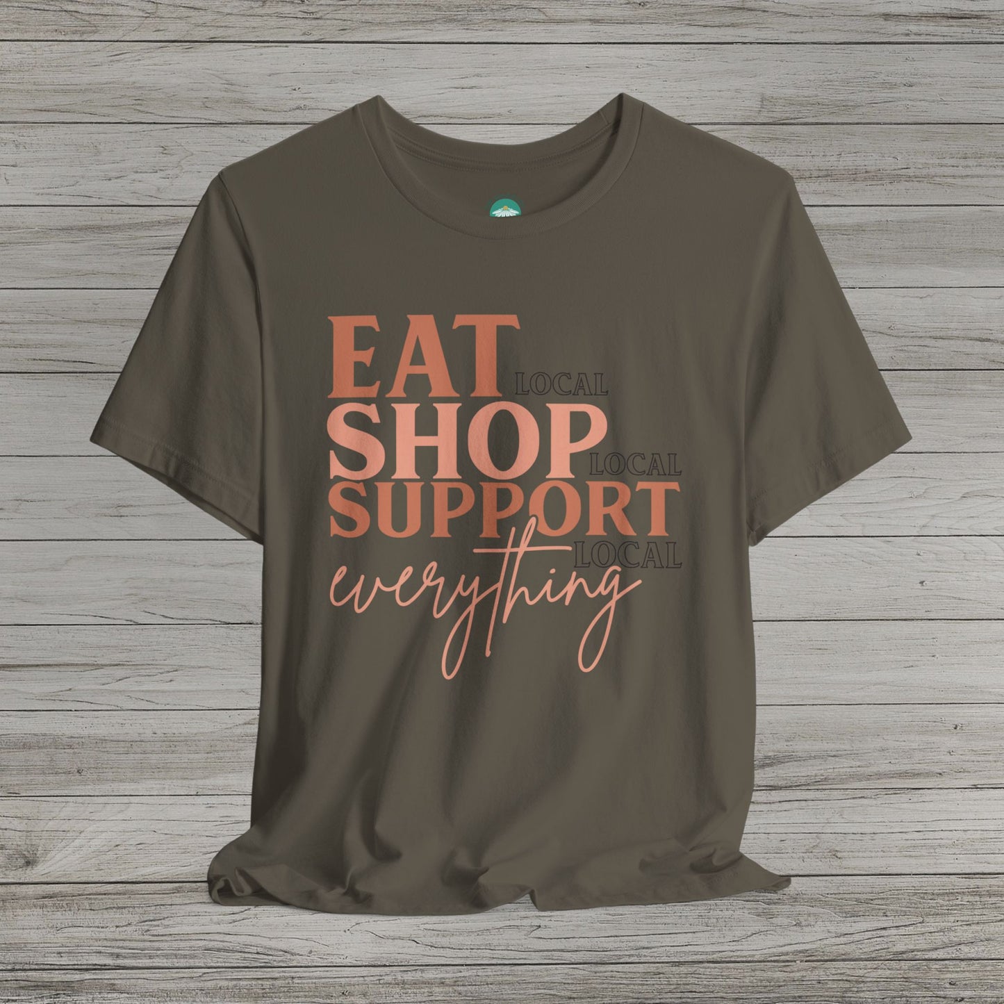 Support Local Jersey Short Sleeve Tee