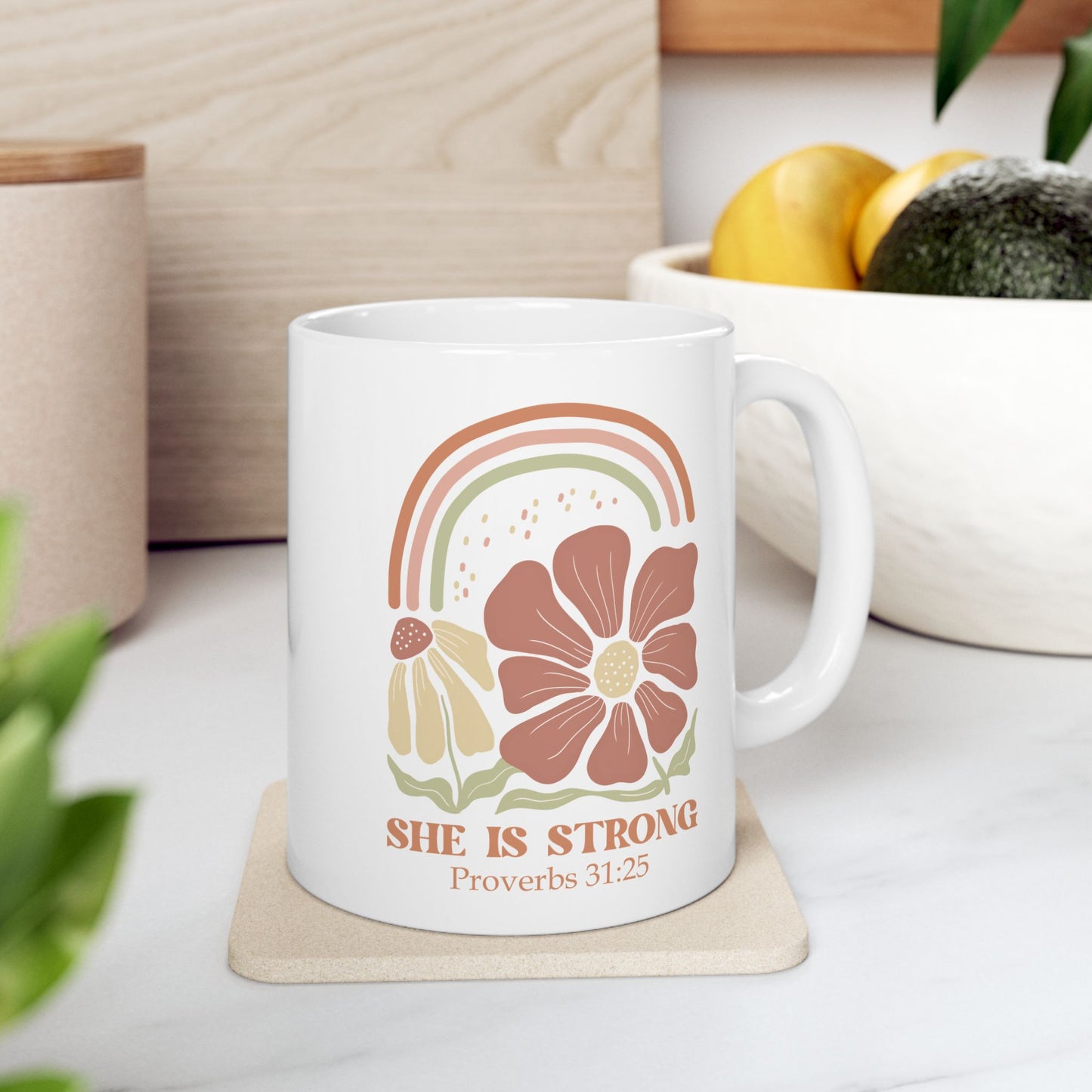 She is Strong Ceramic Mug