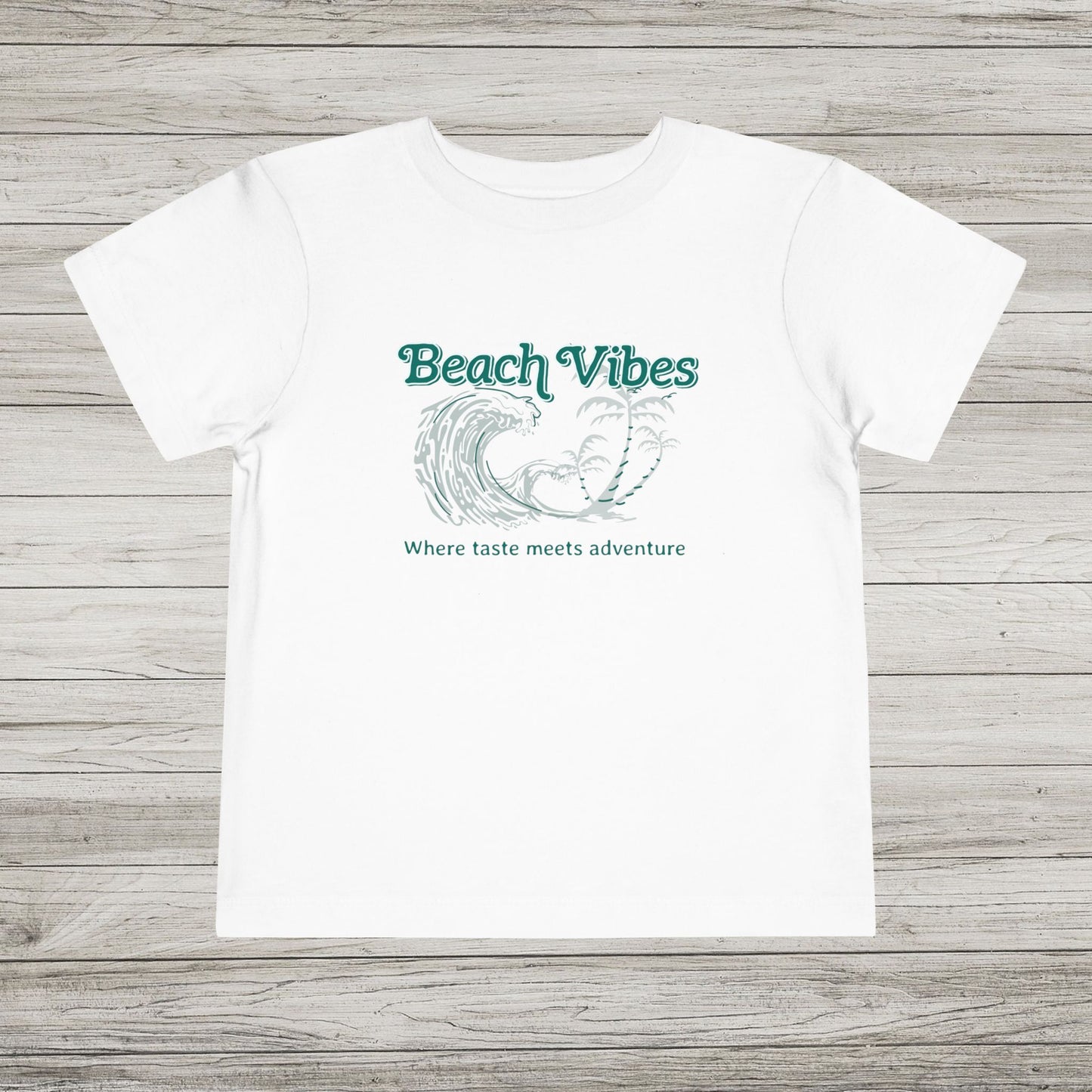 Beach Vibes Toddler Short Sleeve Tee