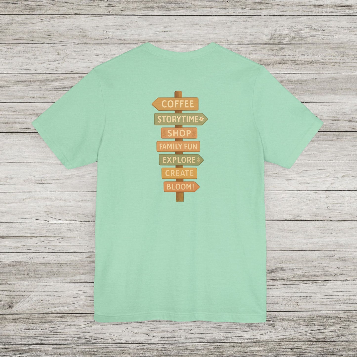 The Wild Daisy Sign Post Women's Bella Canvas Short Sleeve Tee