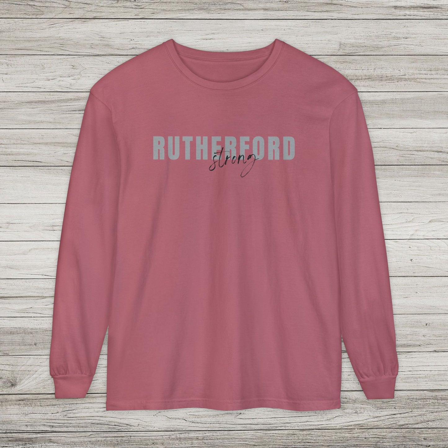 Rutherford Strong Garment-dyed Long Sleeve T-Shirt