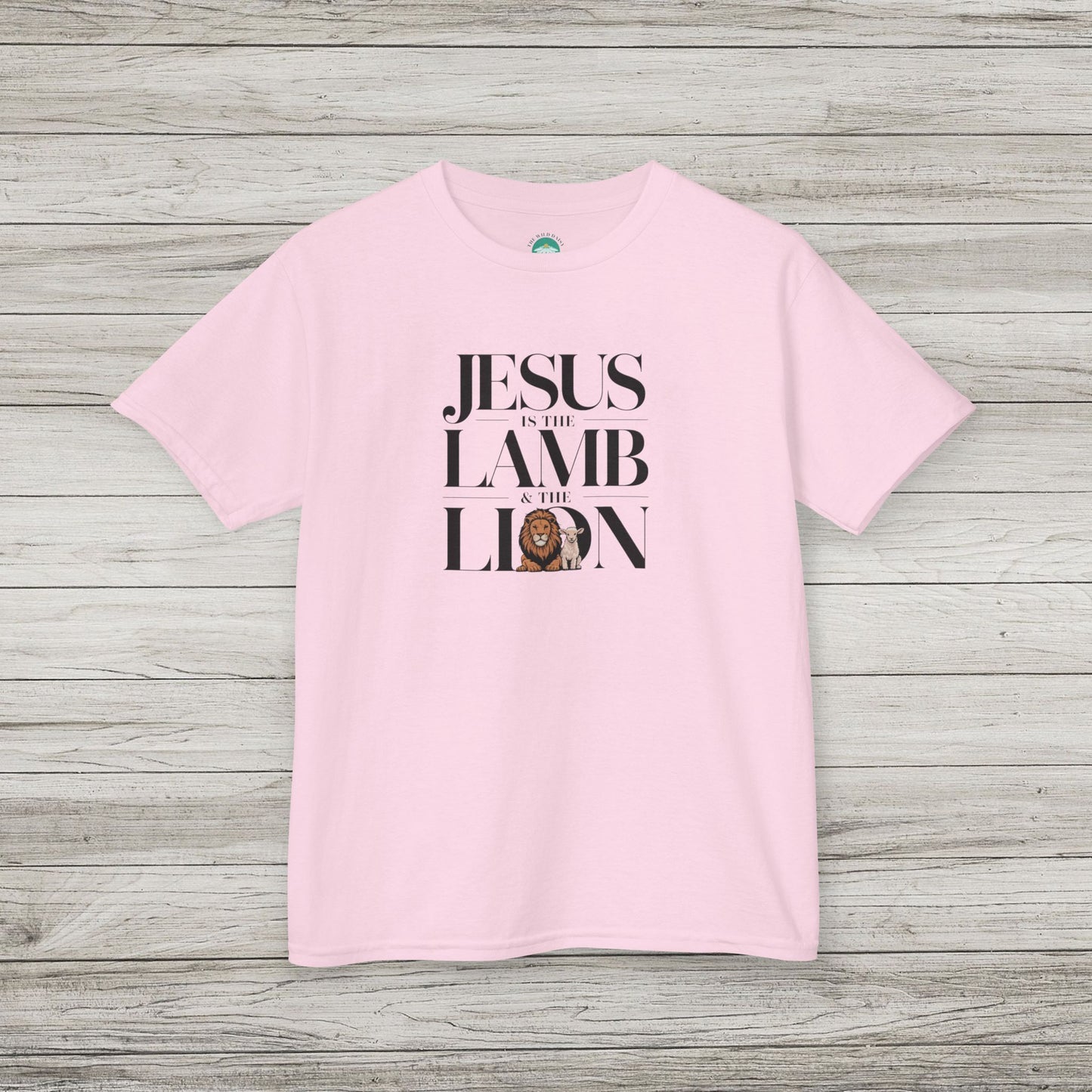 Jesus is the Lamb and the Lion Kids Heavy Cotton™ Tee