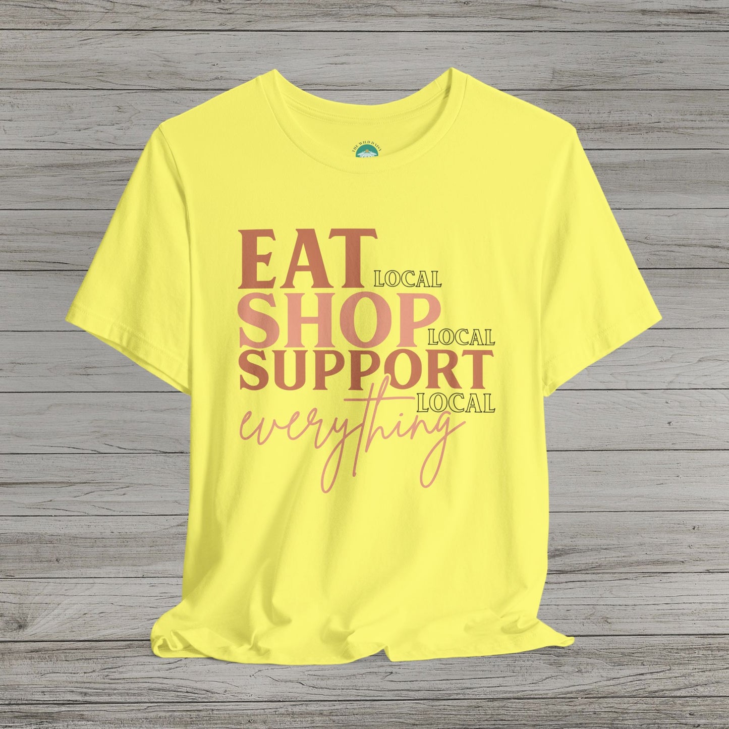 Support Local Jersey Short Sleeve Tee