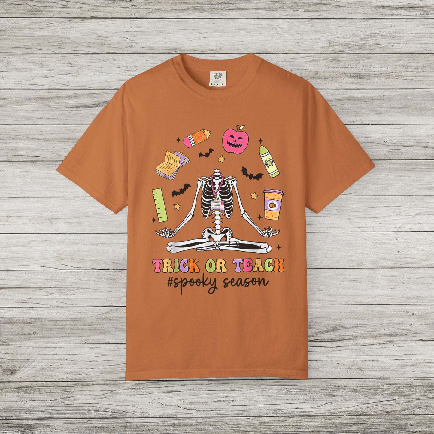 Trick or Teach Comfort Colors Tee
