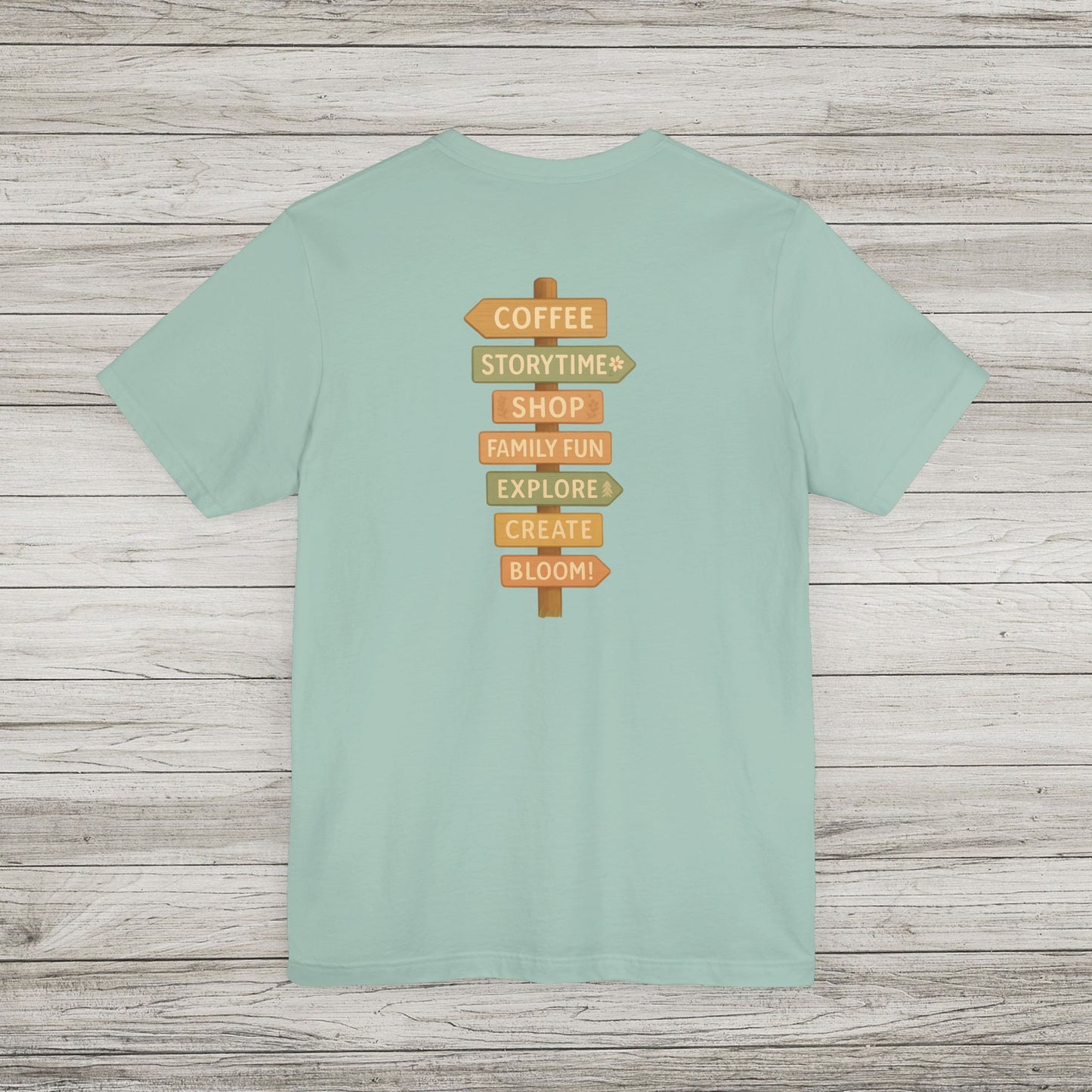 The Wild Daisy Sign Post Women's Bella Canvas Short Sleeve Tee