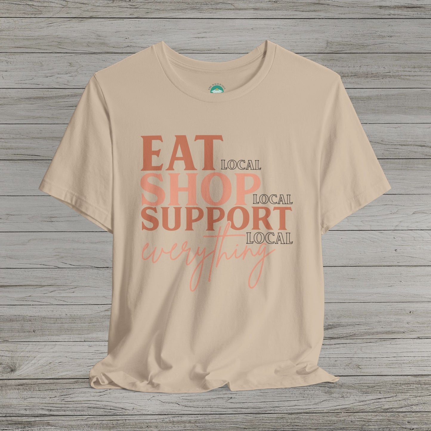 Support Local Jersey Short Sleeve Tee