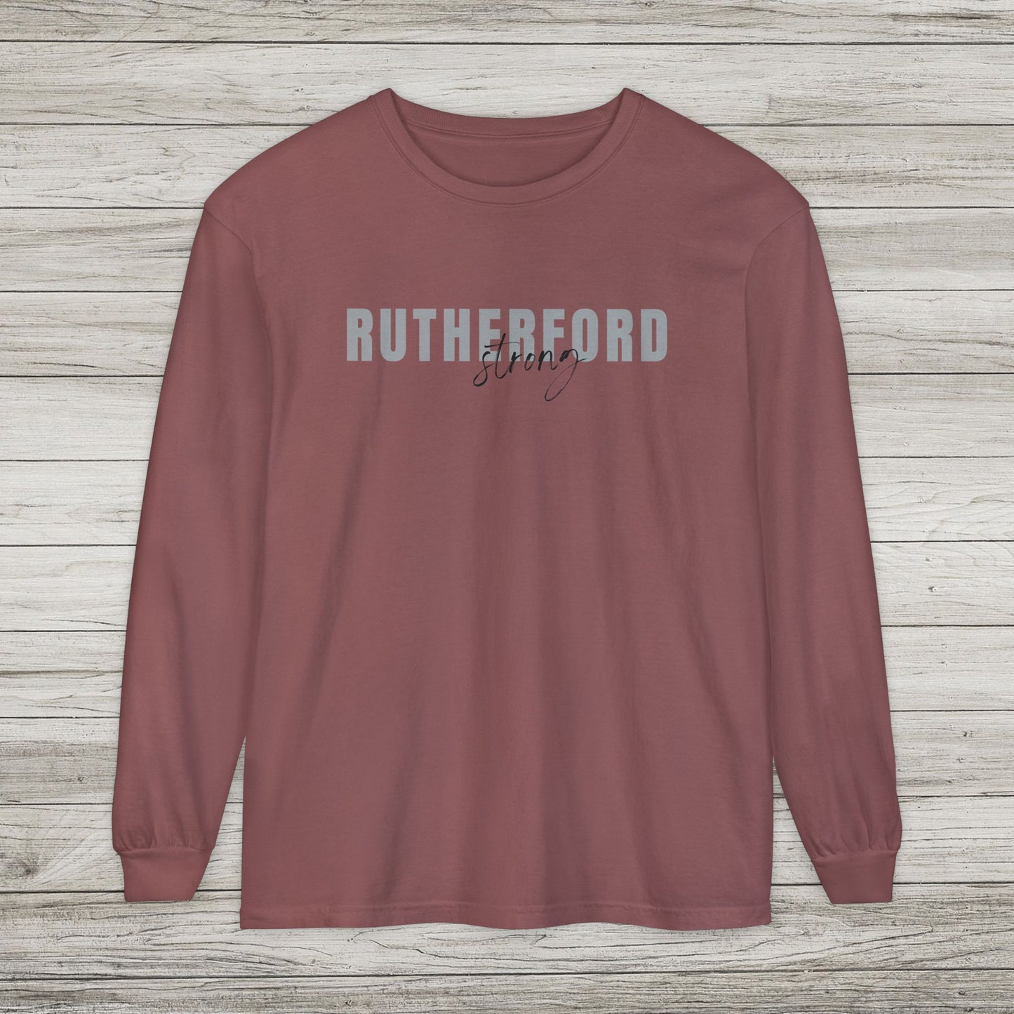 Rutherford Strong Garment-dyed Long Sleeve T-Shirt