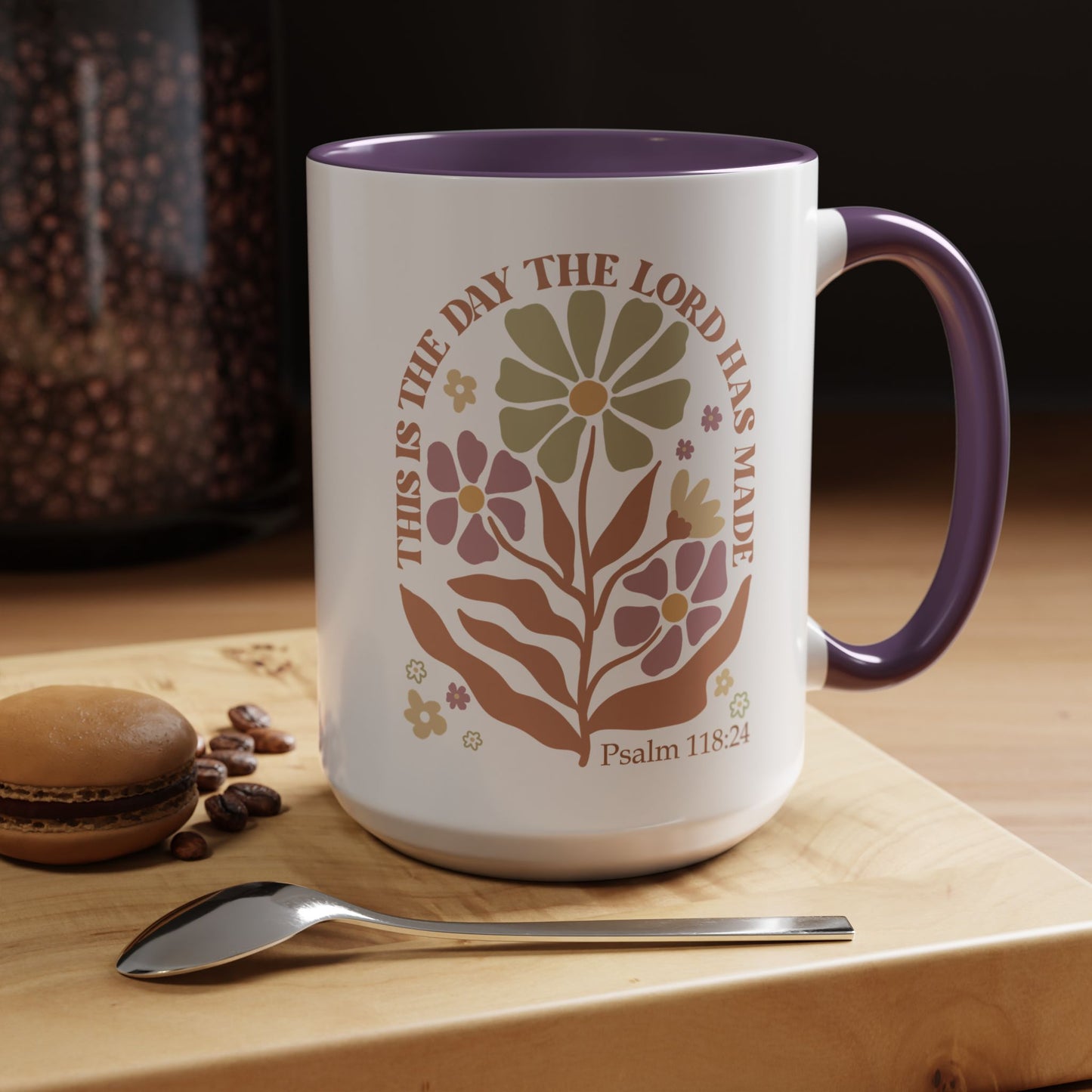 This is the Day the Lord Has Made Accent Coffee Mug (11, 15oz)