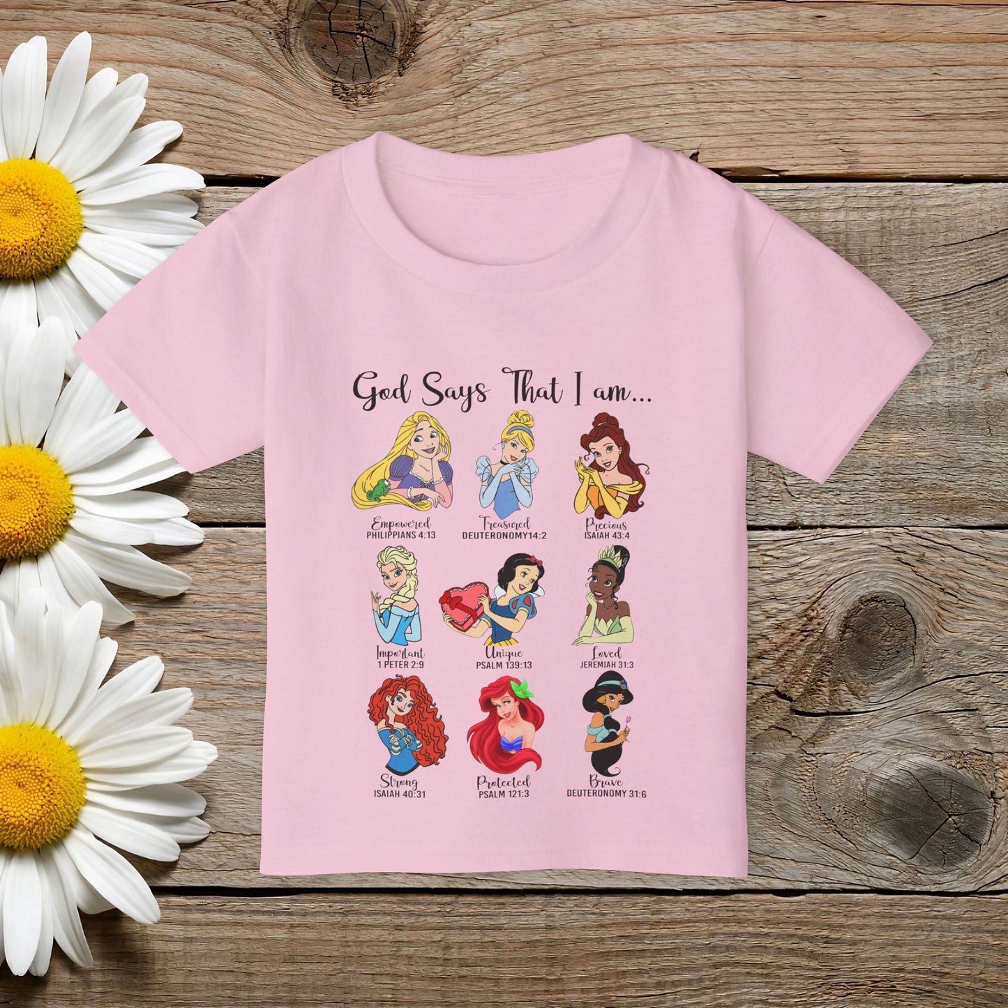 God Says Heavy Cotton™ Toddler T-shirt