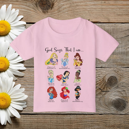 God Says Heavy Cotton™ Toddler T-shirt