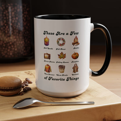 Fall Favorites - Accent Coffee Mug (11, 15oz)
