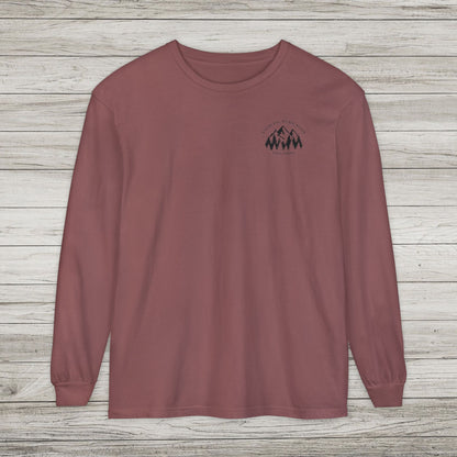 Waters Rise, We Rise Higher Garment-dyed Long Sleeve T-Shirt