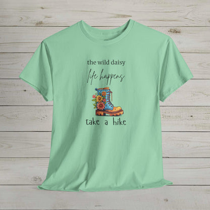 Life Happens Take a Hike Heavy Cotton Tee