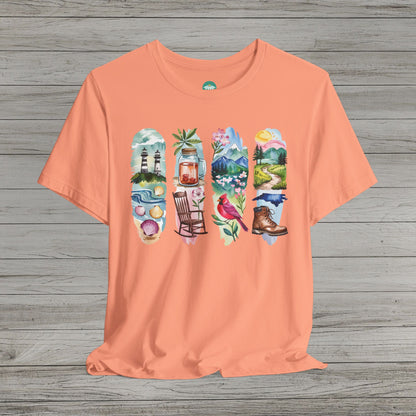 Explore North Carolina Bella Canvas Short Sleeve Tee