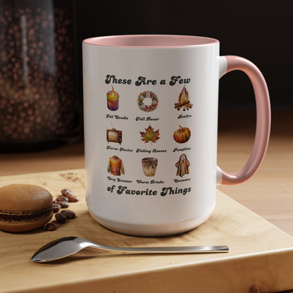 Fall Favorites - Accent Coffee Mug (11, 15oz)