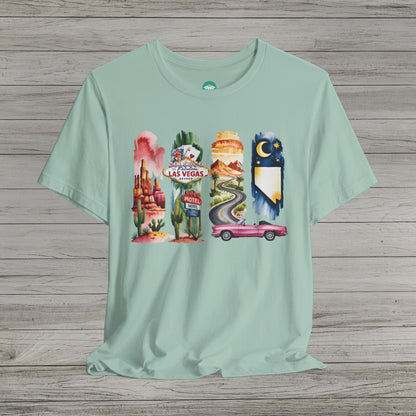 Explore Nevada Bella Canvas Tee
