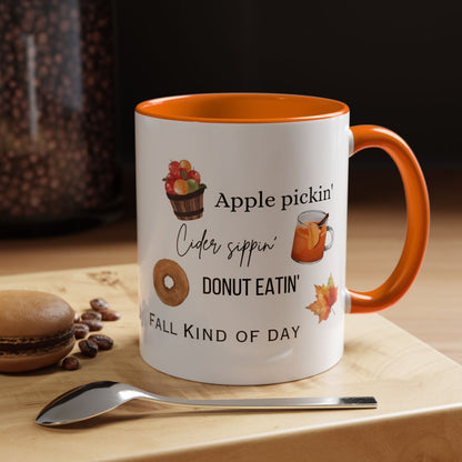 Fall Kind of Day - Accent Coffee Mug (11, 15oz)